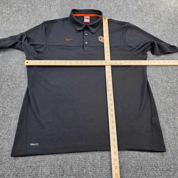 Nike Oregon State Beavers Polo‎ Shirt XL Mens Dri-FIT NCAA College - Picture 3 of 5